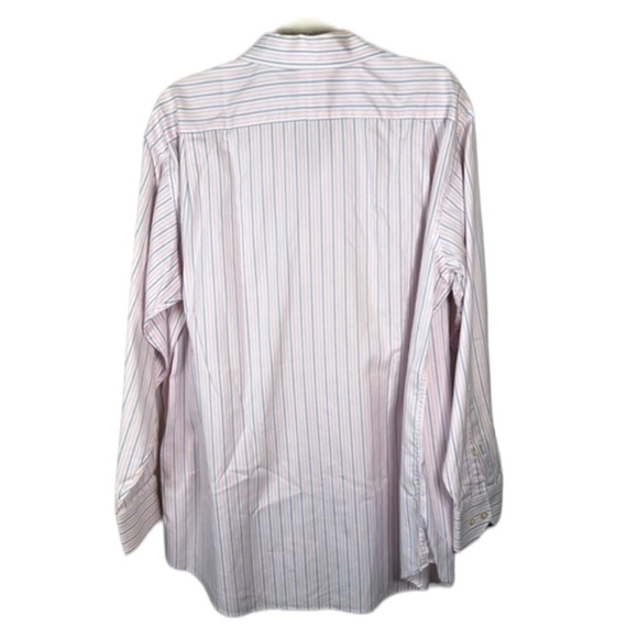 Tommy Bahama Striped Business Casual Dress Shirt Top Size 16 32/33 - Picture 2 of 7